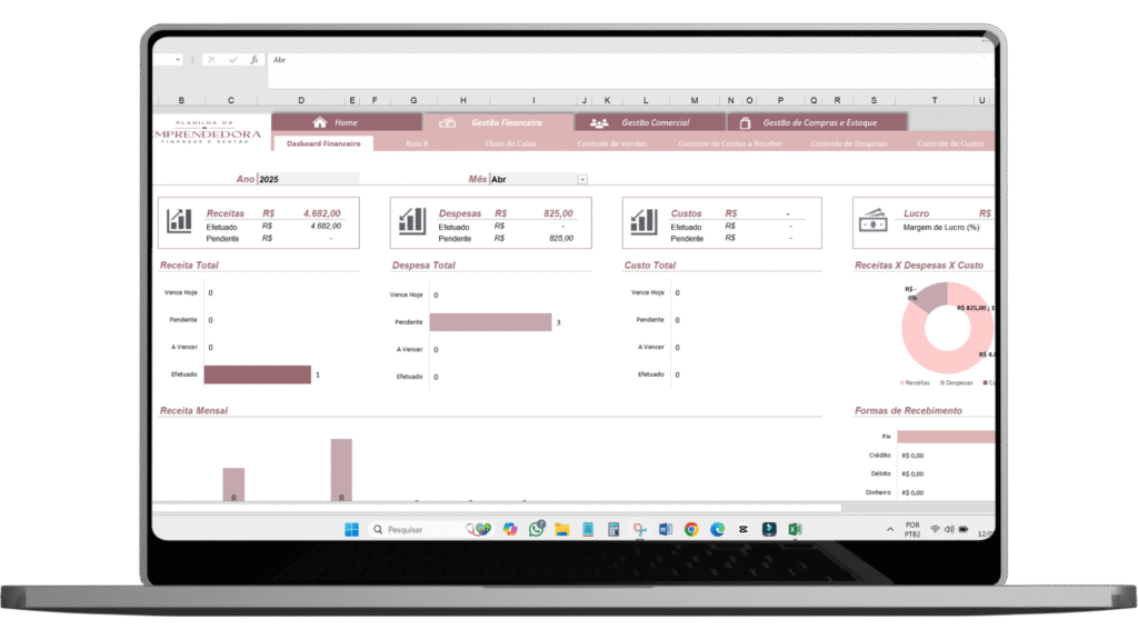 DASHBOARD FINANCEIRO